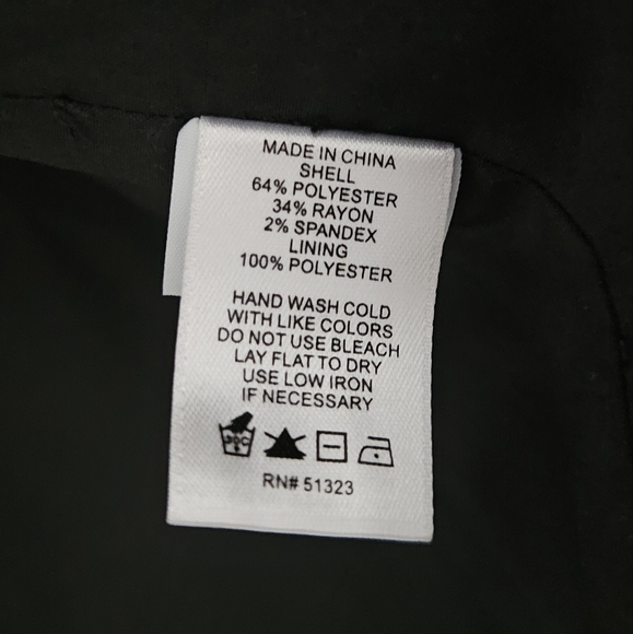 NWT Women's Cece Plaid Tie Neck Blazer Jacket with Rhinestone Button-Up Size XL - Picture 14 of 15